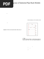 Pipe Rack Design Using STAAD Pro | PDF | Thermal Expansion | Pipe ...