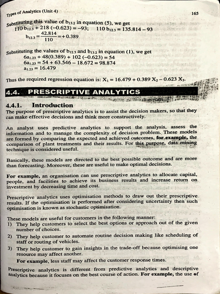 Understanding Prescriptive Analytics | PDF | Analytics | Predictive ...