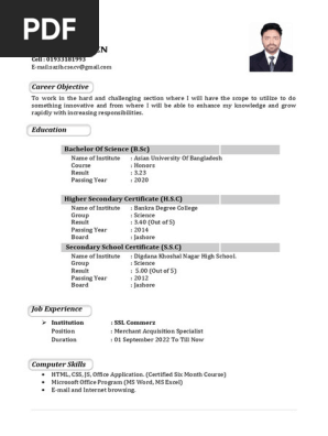 Sazib CV (1)