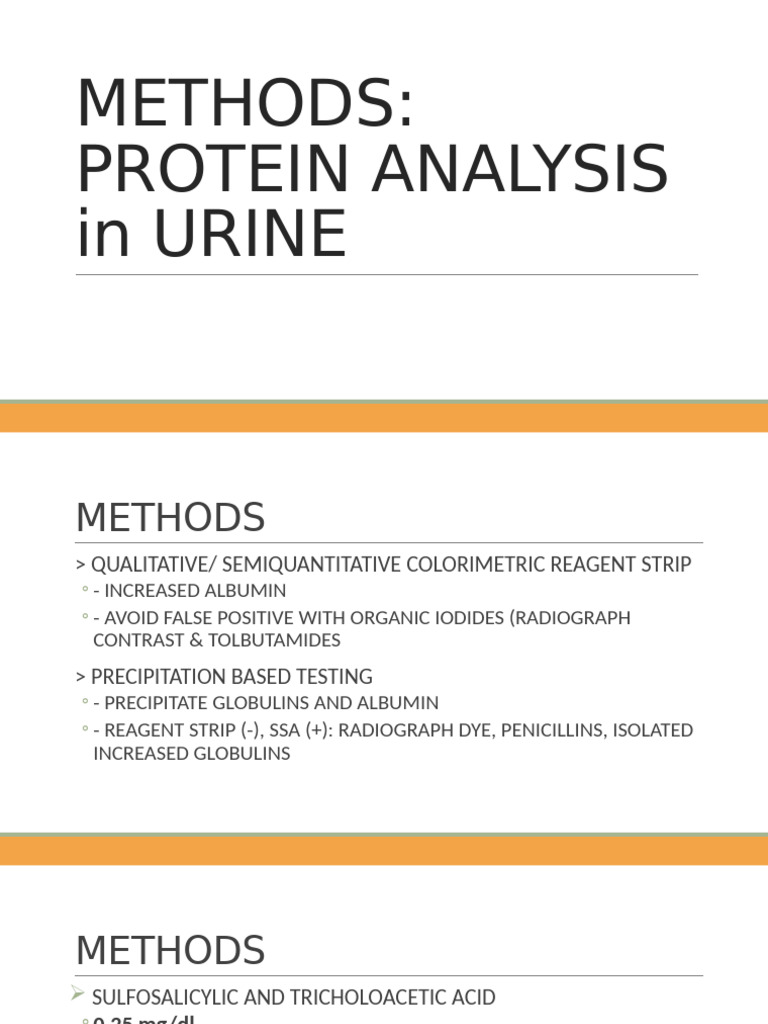 Sulfosalicylic Acid in Protein Analysis | PDF | Precipitation ...