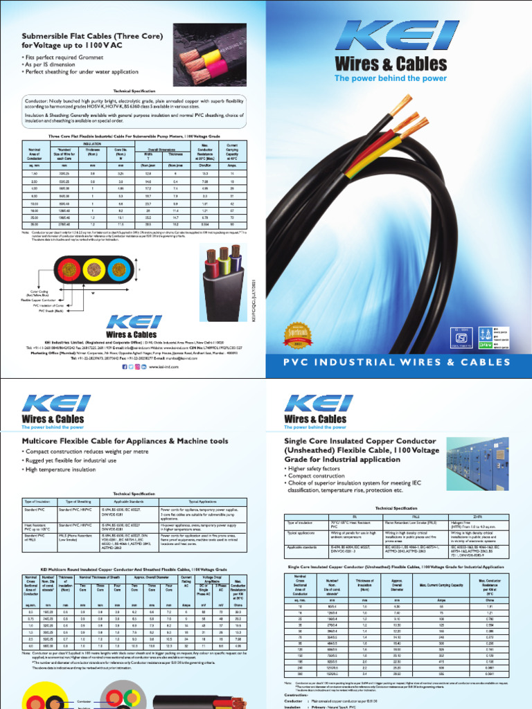 kei-flexible-wire-catalogue | PDF