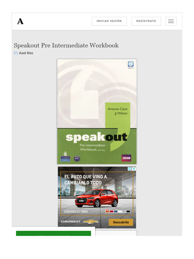 Speakout Pre-Intermediate Workbook PDF | PDF