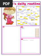 Emma's Daily Routine - Reading Worksheet | PDF