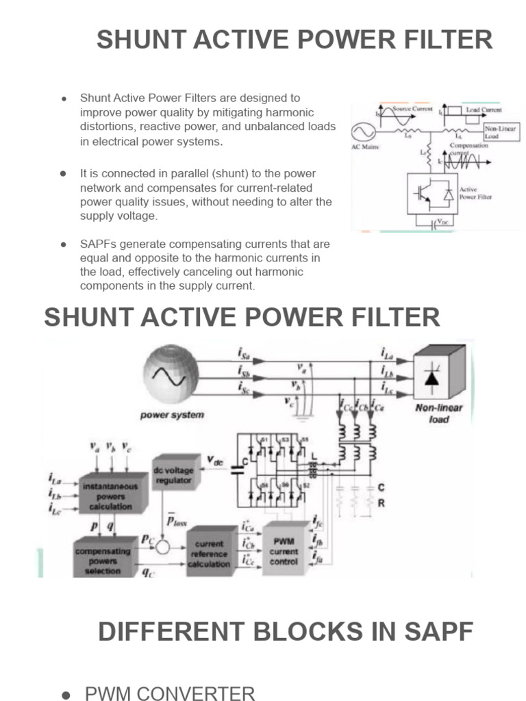 Shunt Active Power Filter Overview | PDF | Ac Power | Computer Engineering
