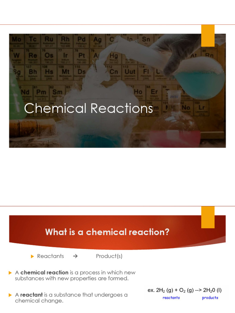 Chem RXN Note PDF | PDF
