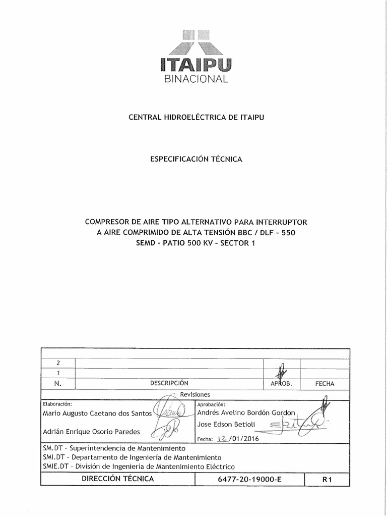 0 Et Compresor Alternativo Pdf Presi N Ingenier A Mec Nica
