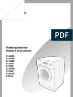 Washing Machine Owner's Instructions: B1485AV/ B1285AV/ B1285AS/ B1285A/ B1085A/ R1285AV/ R1085A/ F1285AV/ F1085A