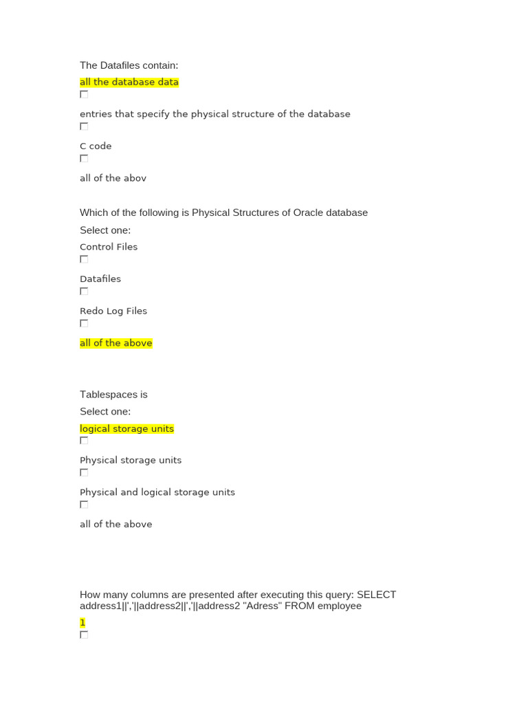 Understanding Oracle Database Components Pdf