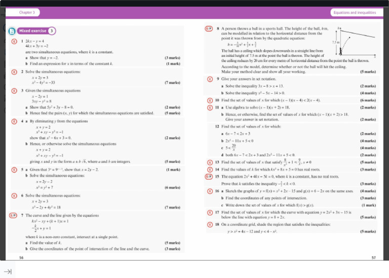 Chapter 3 Mixed Math Exercises | PDF