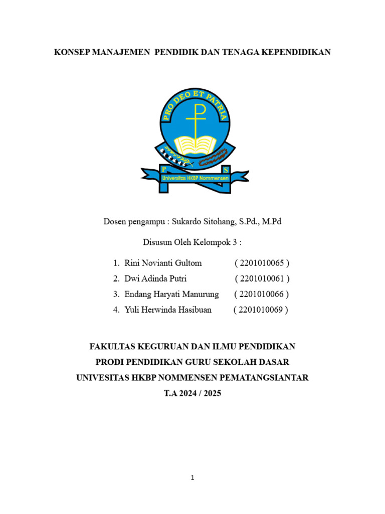 Manajemen Pendidik dan Tenaga Kependidikan | PDF | Karier & Perkembangan
