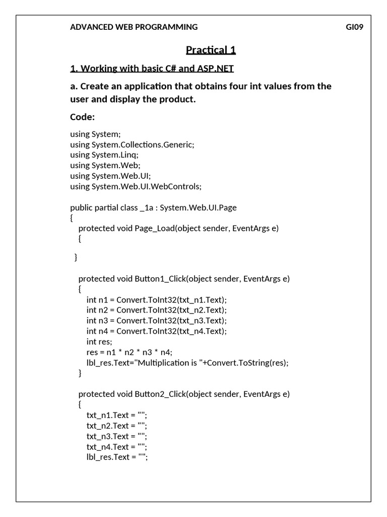 ASP.NET Practical Programming Guide | PDF | Web Development | Http Cookie