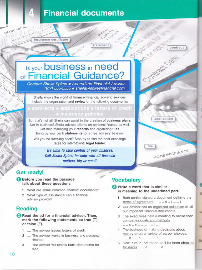 Financial Guidance by Sheila Spires | PDF | Banks | Personal Finance