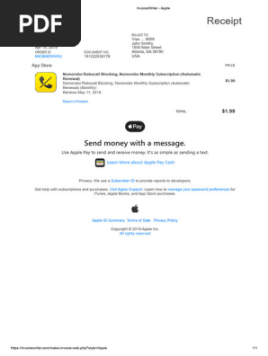 InvoiceWriter - Apple