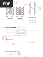 Laced Column Design Guidelines | PDF | Bending | Rivet