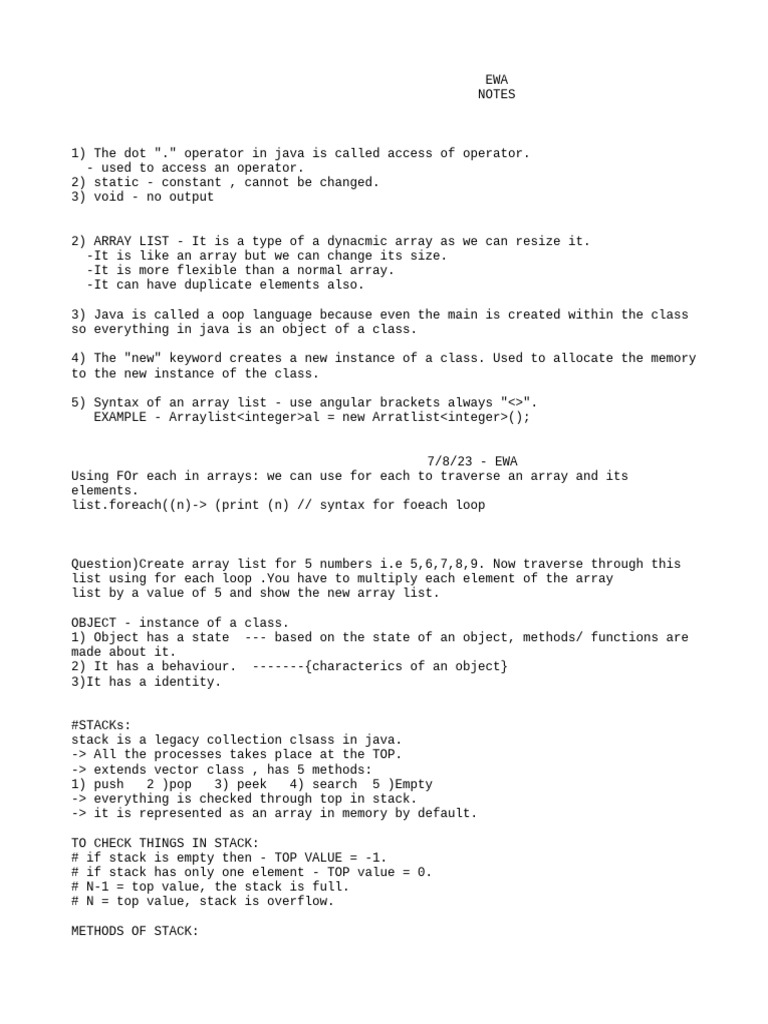Ewa 3 July - Abstract Classes | PDF | Class (Computer Programming ...