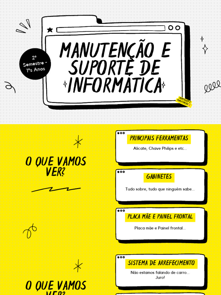 Manutenção e Suporte em Informática | PDF