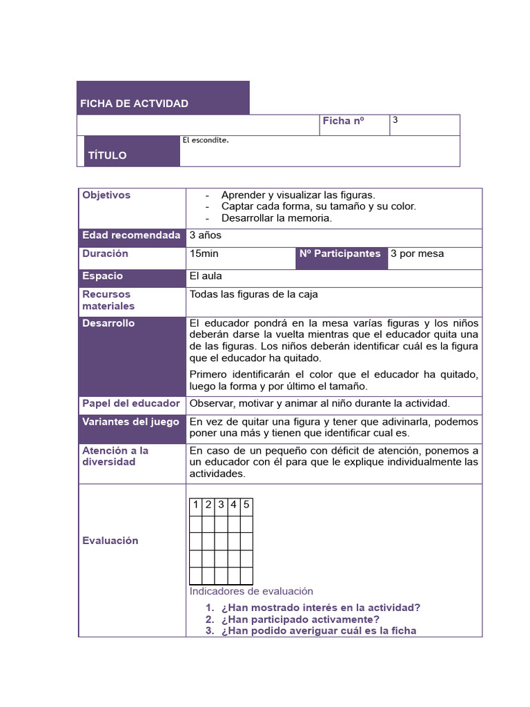 Ficha de Actvidad-3 | PDF | Crecimiento personal y profesional ...