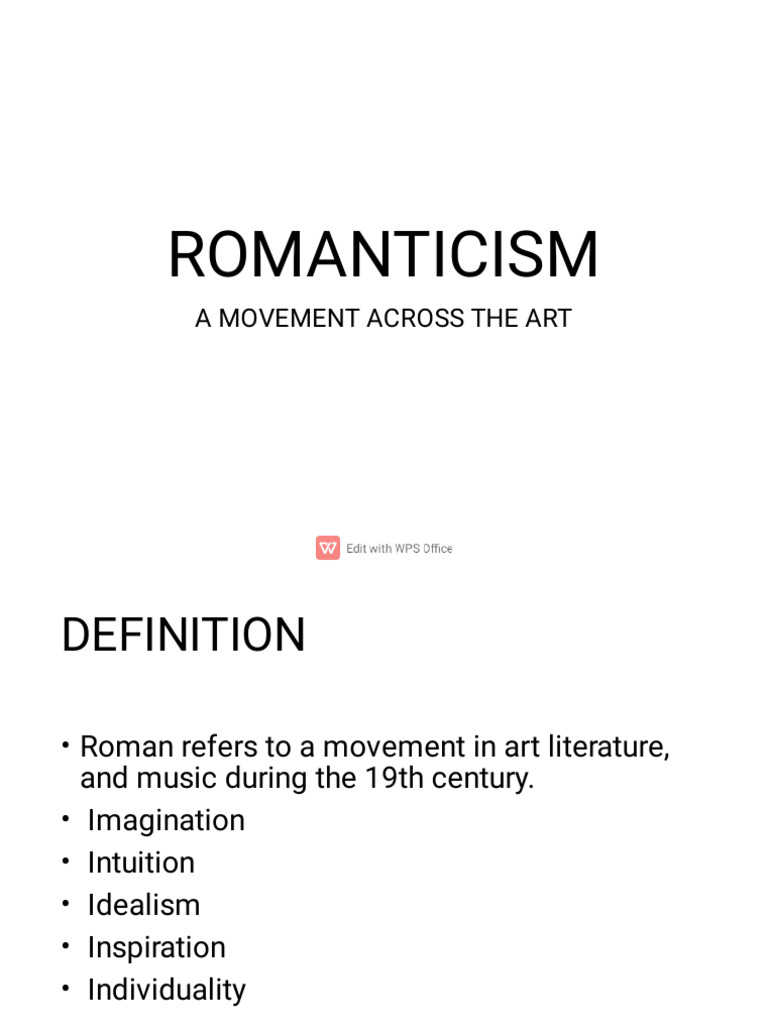 Overview of Romanticism in Arts | PDF | Classics