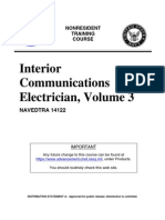 US Navy Course NAVEDTRA 14122 - Interior Communications Electrician, Volume 3