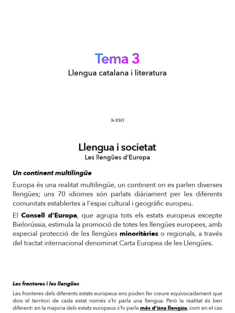 3r Eso Tema 2-1 | PDF