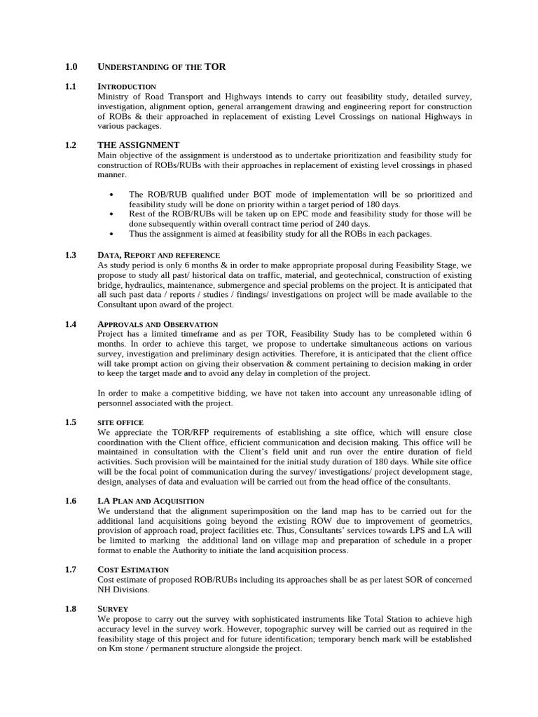 ROB projects- understanding | PDF | Indemnity | Business