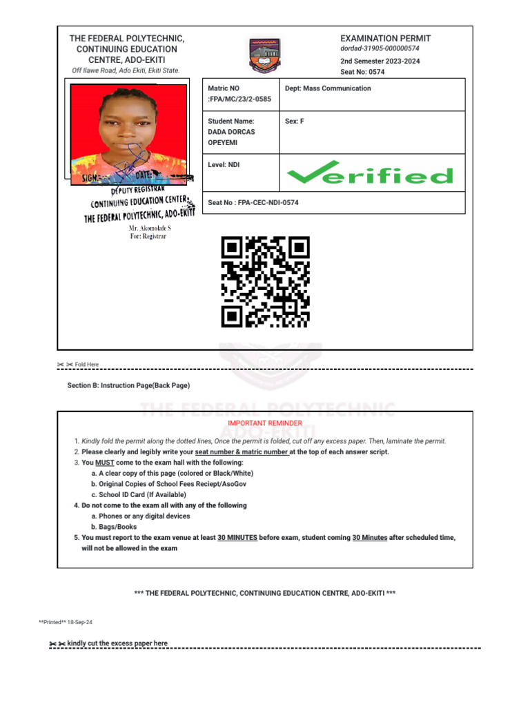 CEC Photo Card | PDF