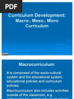 Download Curriculum Development - Macro Meso Micro Curriculum by cecirennie SN78255712 doc pdf