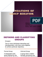 Group Behavior - Final Ppt