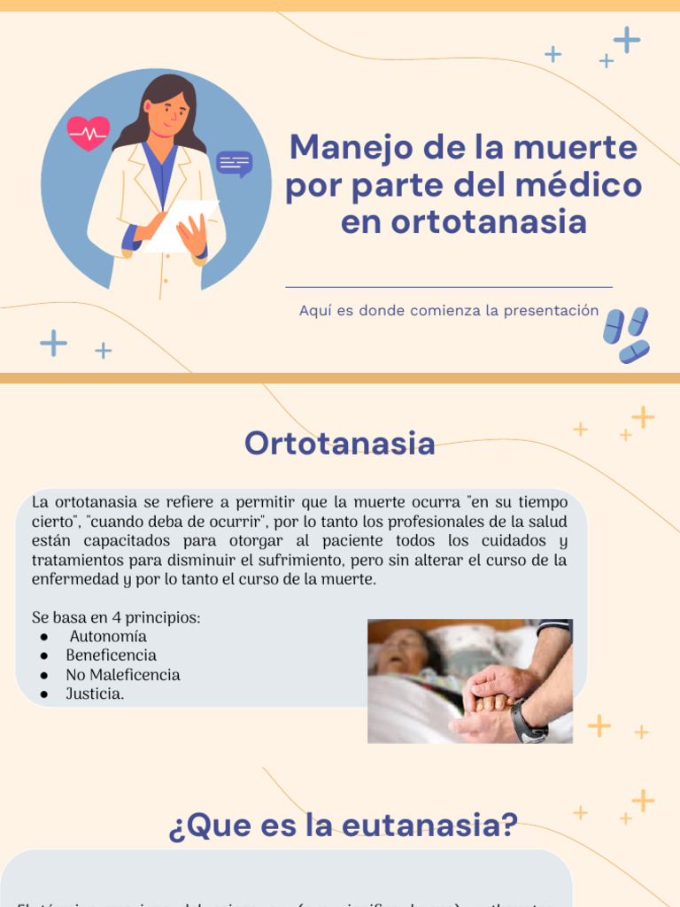 Ortotanasia: Manejo médico de la muerte | PDF | Cuidados paliativos ...