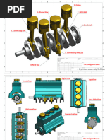 001piston Engine Assembly Drawing PDF | PDF | Piston | Vehicle Parts