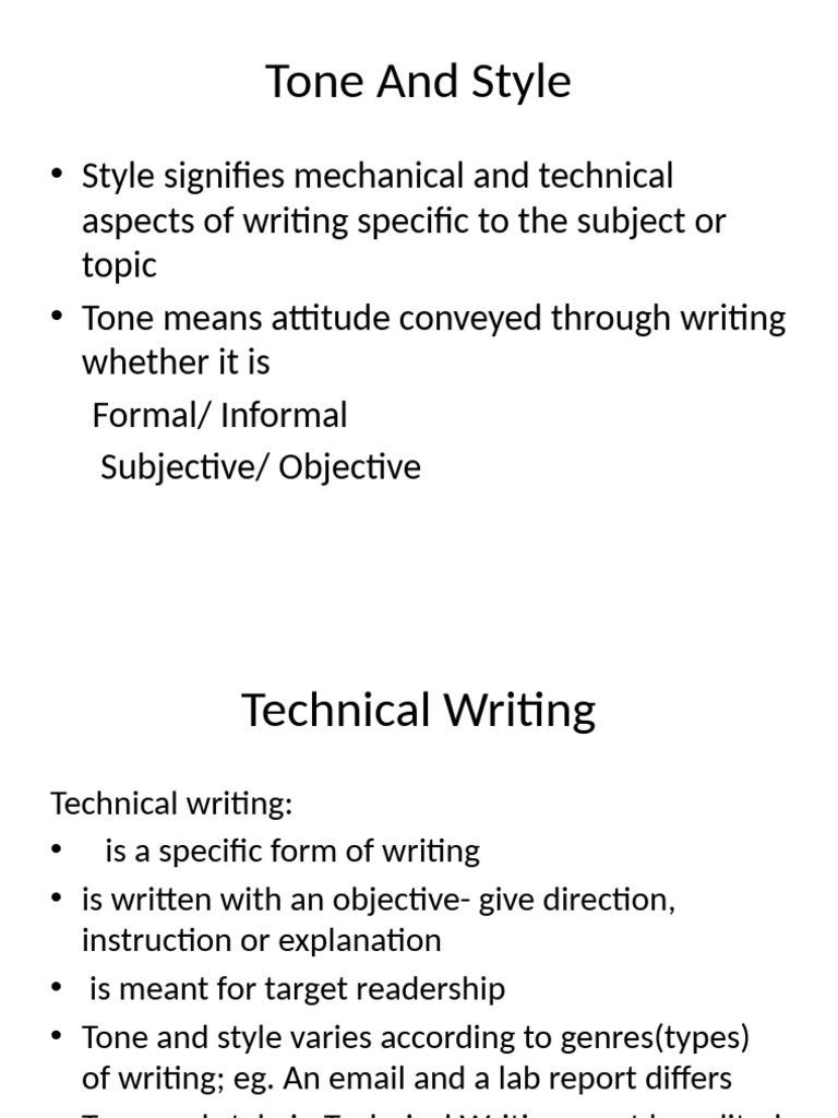 Tone and Style | PDF | Syntax | Grammar