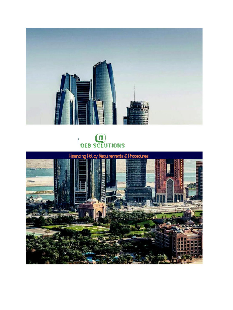 QEB Financing Policy Overview | PDF | Loans | Guarantee