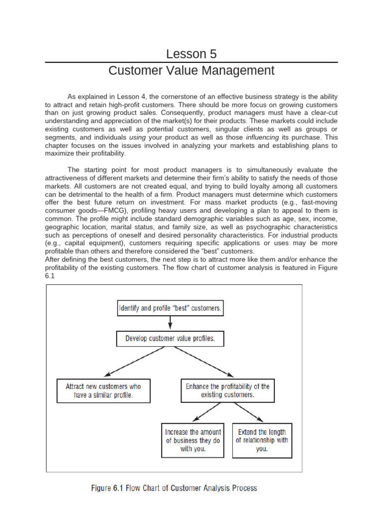 Customer Value Management Strategies | PDF | Retail | Marketing