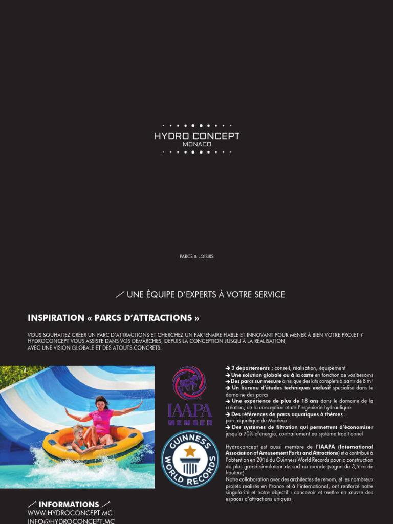 Création de Parcs Aquatiques Sur Mesure | PDF | Maison et jardin ...
