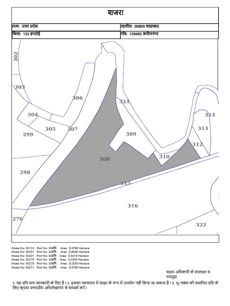 village - 139495 करीमनगर - plot - no - 308 | PDF
