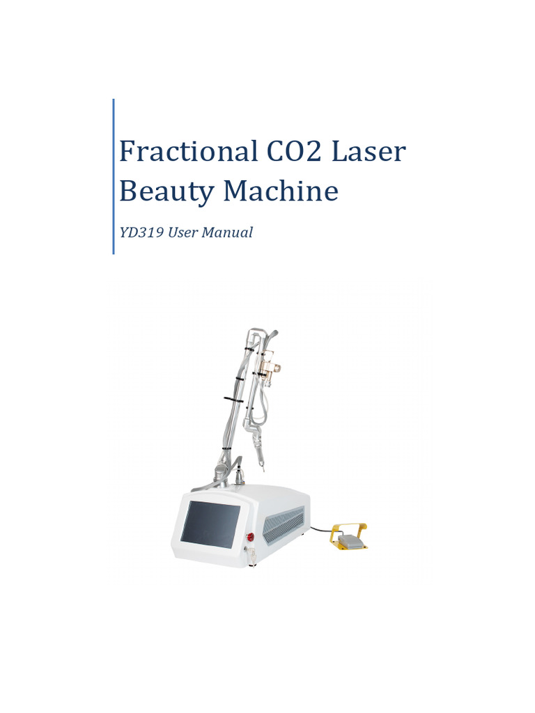 CO2 Laser User Manual YD319 | PDF | Electrical Engineering | Electricity