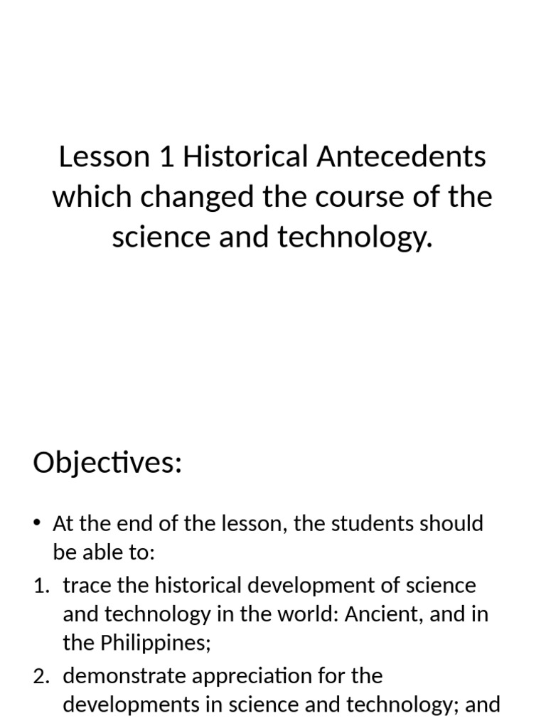 Historical Impact on Science & Technology | PDF | Ancient Egypt | Sumer