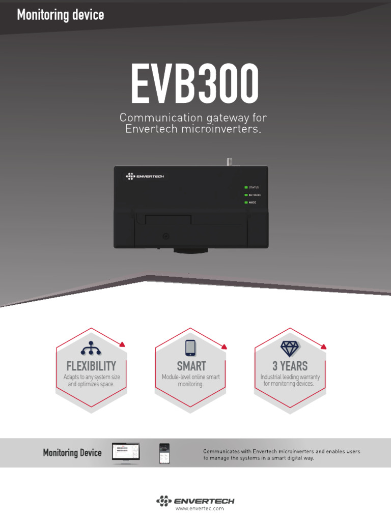 EVB300 Monitoring Device Overview | PDF