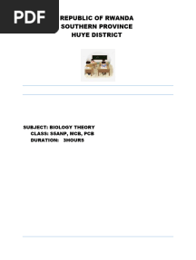 S5-District Theory Biology 2nd Term Exam s5 2024
