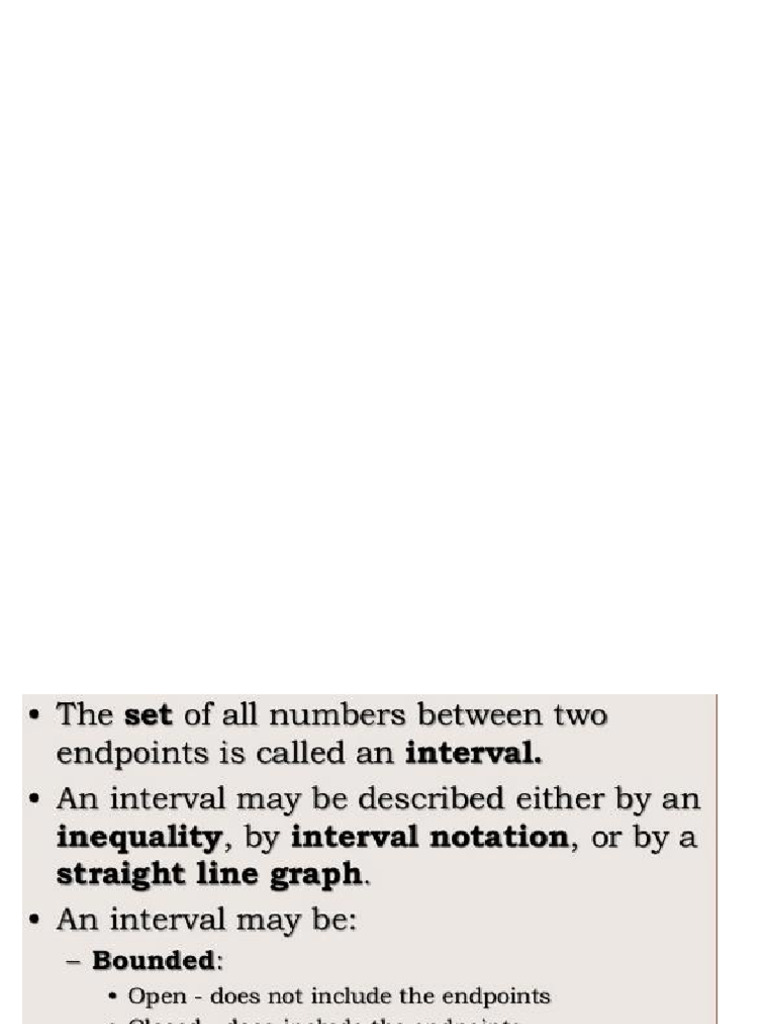 Intervals | PDF