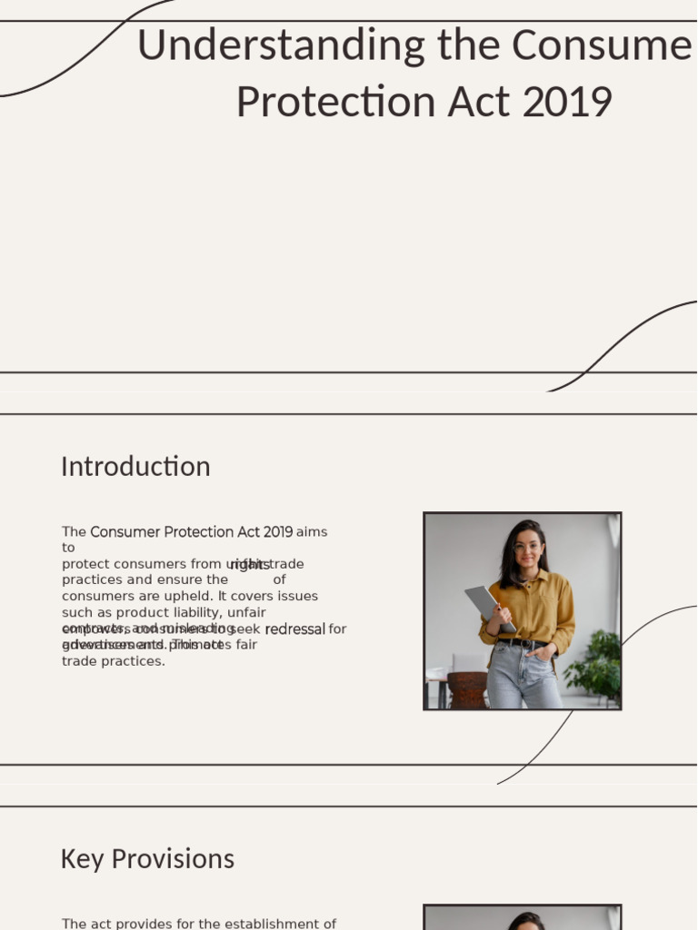 Consumer Protection Act 2019 Overview | PDF