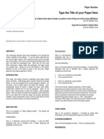 Prelim Nary Design Report Format