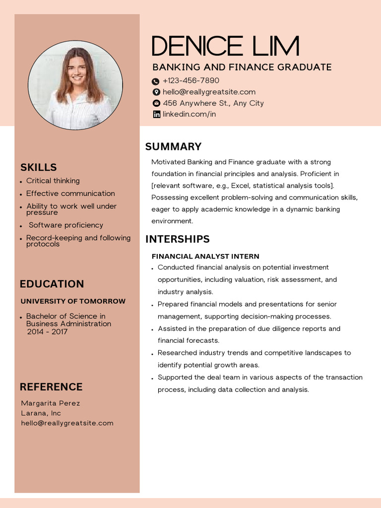 Resume For No Experience | PDF