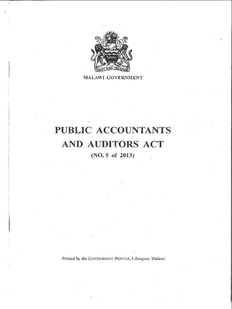 Public Auditor Act | PDF