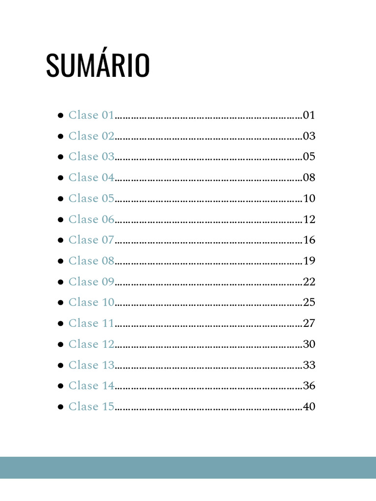 Sumario 1 | PDF