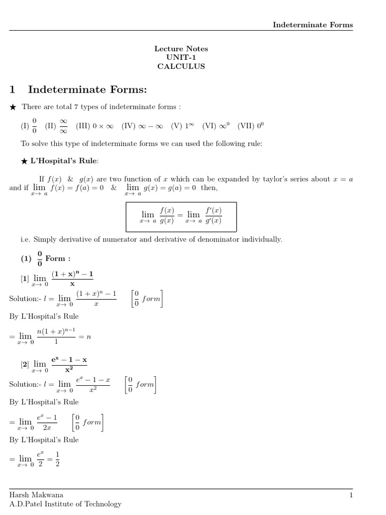Calculus Lecture Notes-Chap 1 | PDF | Mathematical Structures | Algebra