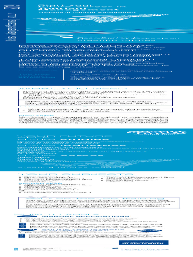 Tourism Mobile Pdf University And College Admission