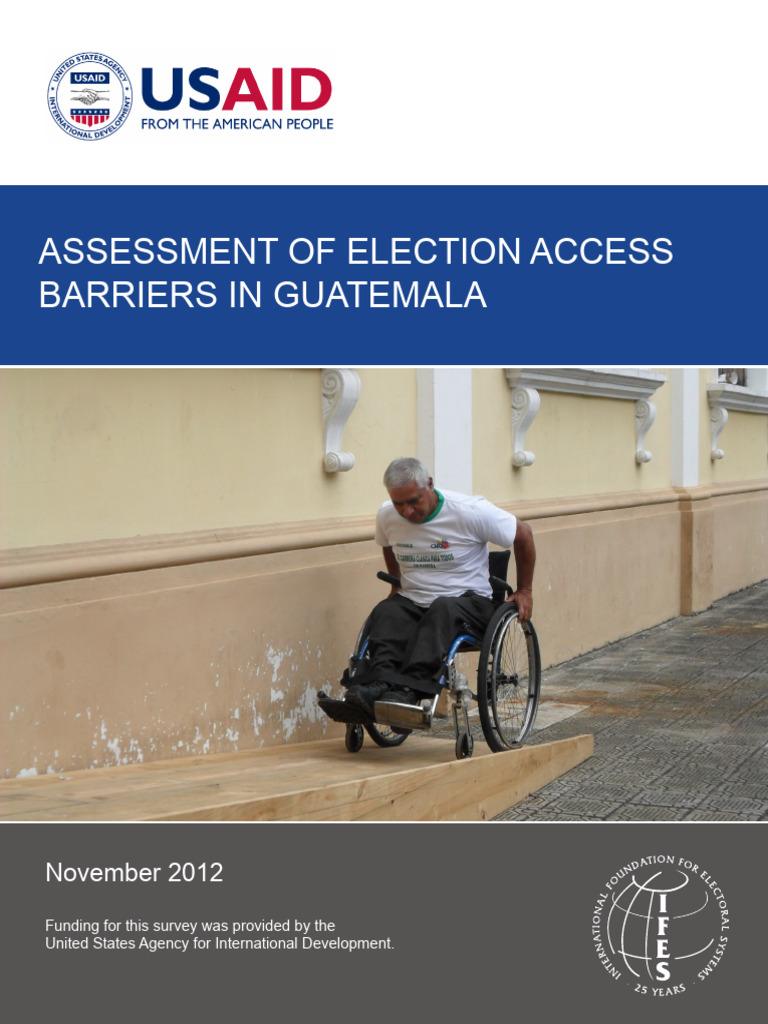 03 Assessment of Election Access Barriers in Guatemala | PDF ...