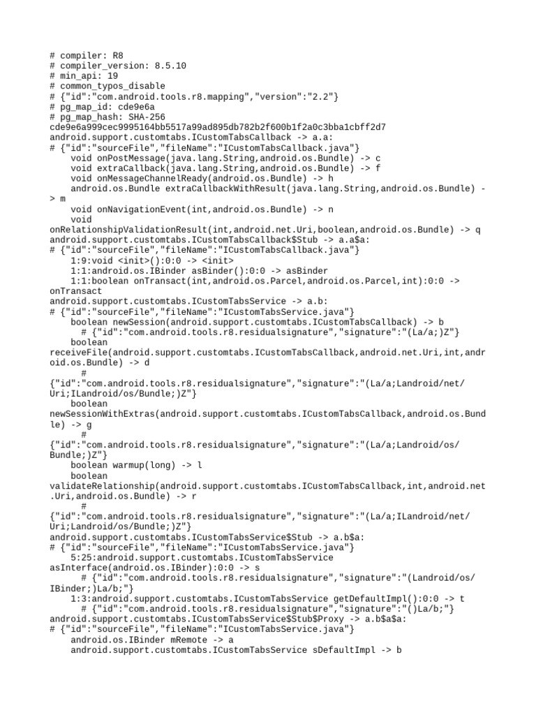 mapping | PDF | Android (Operating System) | Programming Paradigms