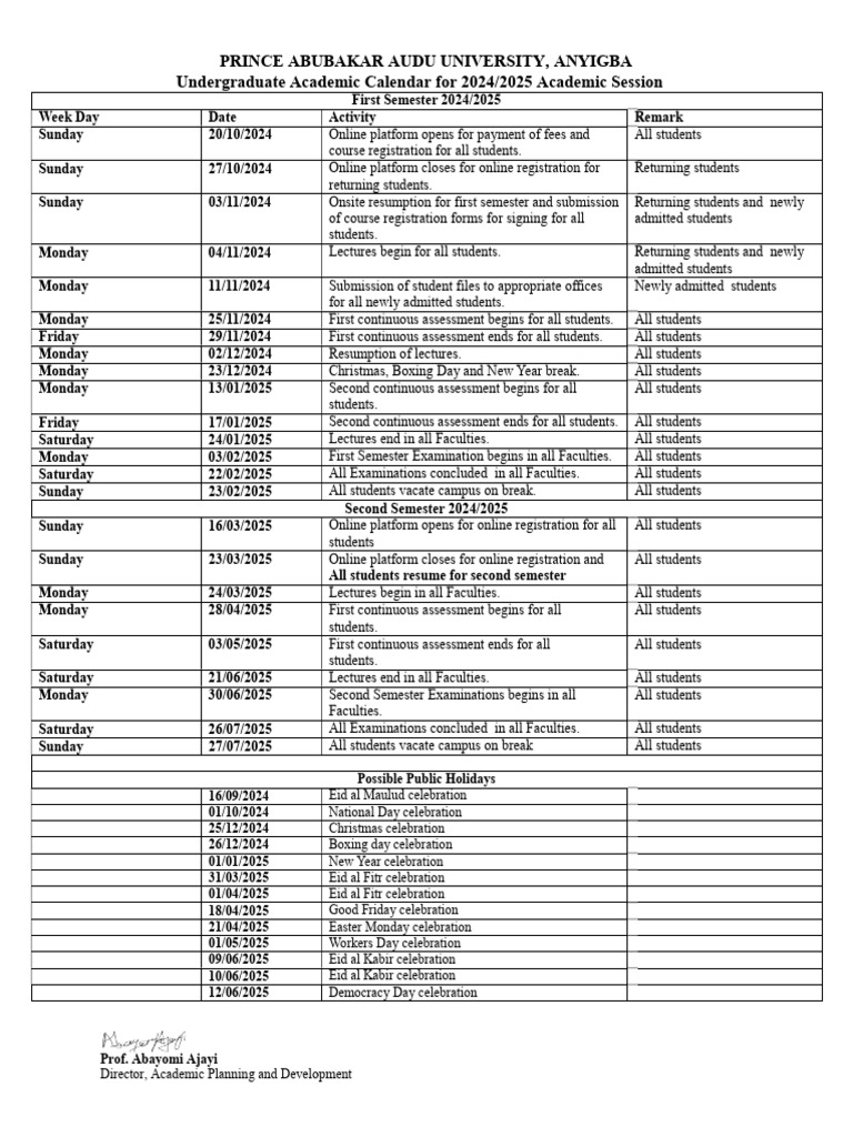 Calendar 2024 2025 One Page | PDF | Academic Term | Observances